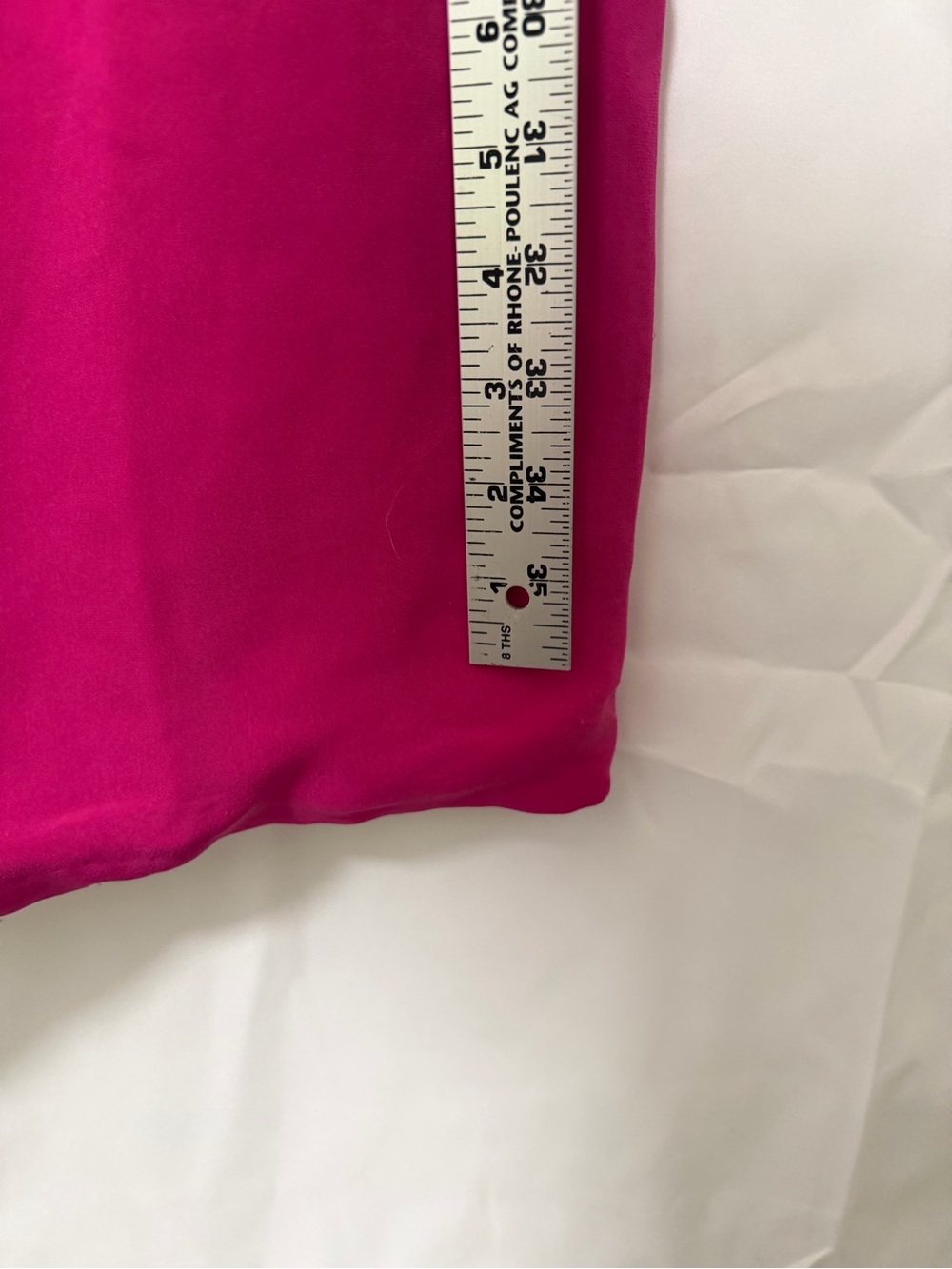 Carolina Herrera Fuchsia Long-Sleeve Shift Dress - Picture 3 of 5